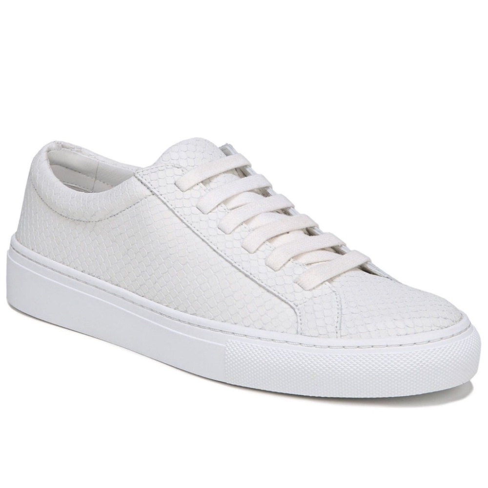 NWT Via Spiga SUIV2 Snake Embossed Sneaker, 7.5